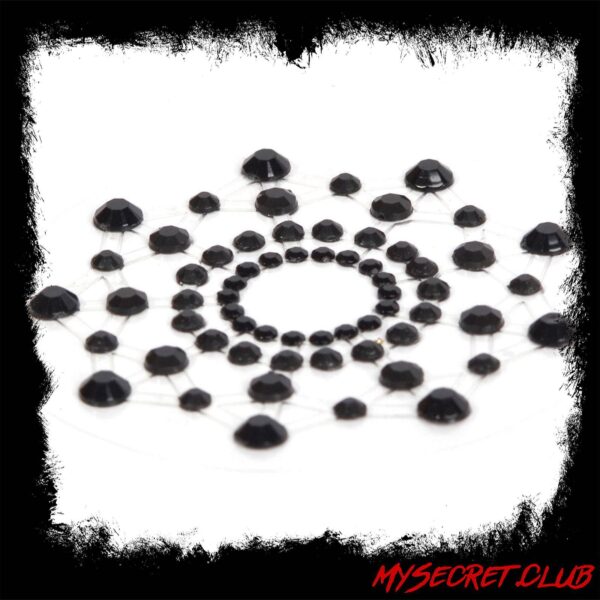 Bijoux Indiscrets Mimi Rhinestone Pasties Black