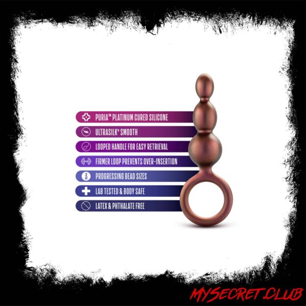 Anal Adventures Matrix Beaded Loop Butt Plug