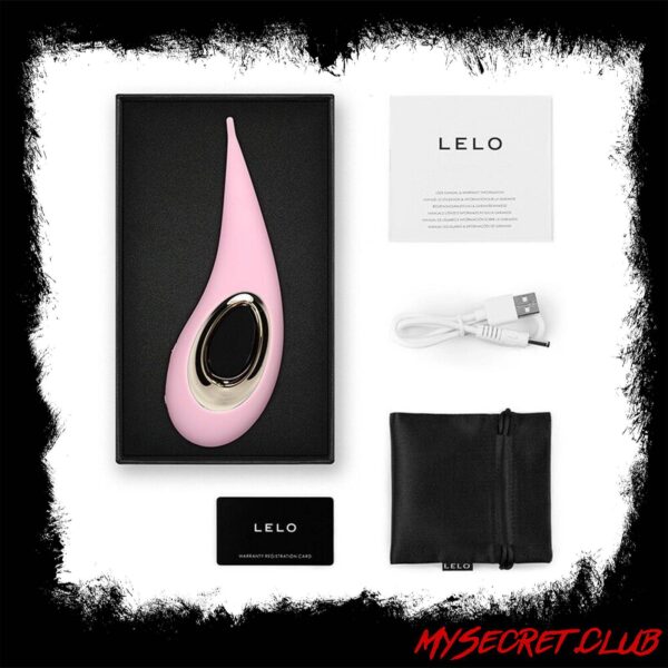 Lelo Dot Elliptical Clitoral Stimulator Pink