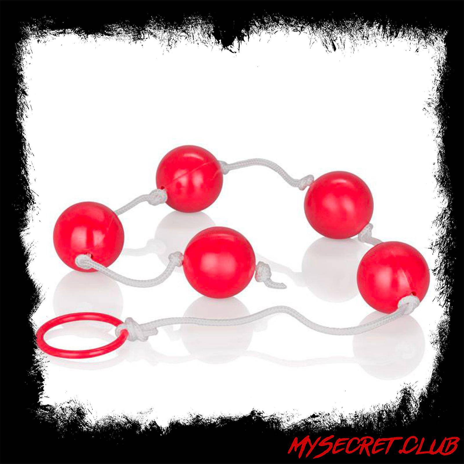 Large Pleasure Anal Beads Assorted Colours