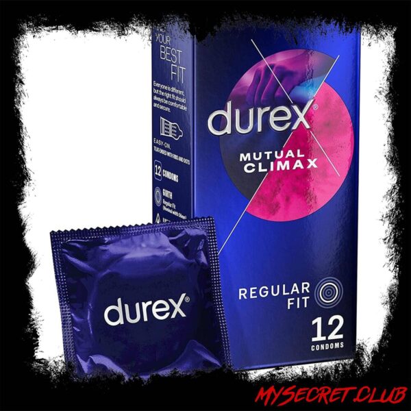 Durex Mutual Climax Regular Fit Condoms 12 Pack