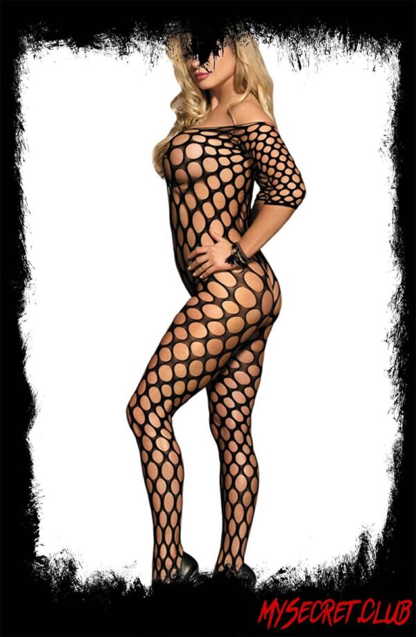 YesX Holey Design Bodystocking