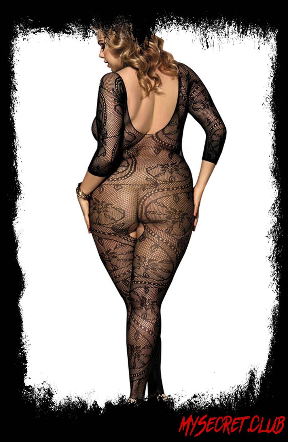 YesX All Over Pattern Bodystocking