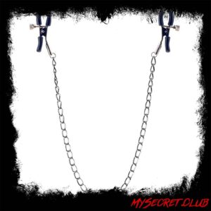 Squeeze And Please Nipple Clamps With Chain
