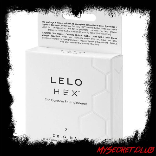 Lelo Hex Original Condoms 3 Pack