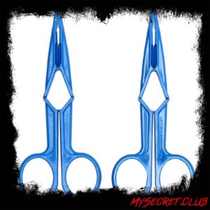 Blue Scissor Nipple Clamps