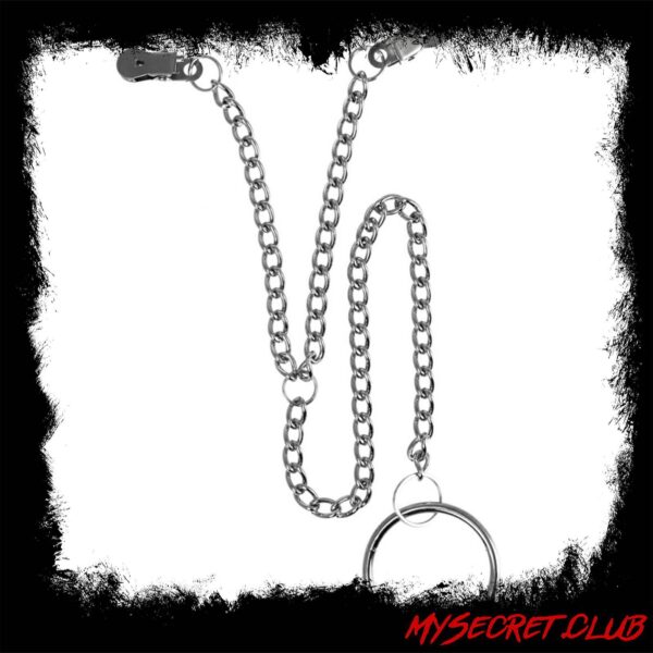 Nipple Clamps With Scrotum Ring