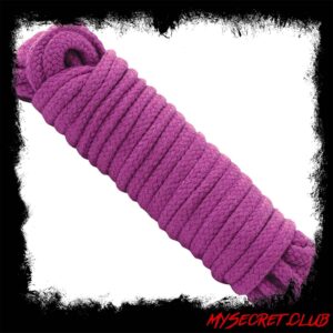 Japanese Style Bondage Rope In Purple