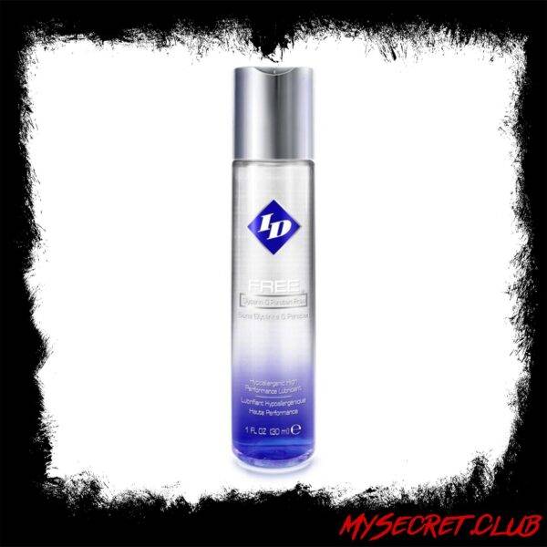 ID Free Hypoallergenic Waterbased Lubricant 30ml