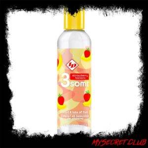 ID 3some Strawberry Banana 3 In 1 Lubricant 118ml