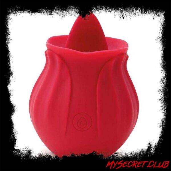 Skins Rose Buddies The Rose Flix Clitoral Massager Red
