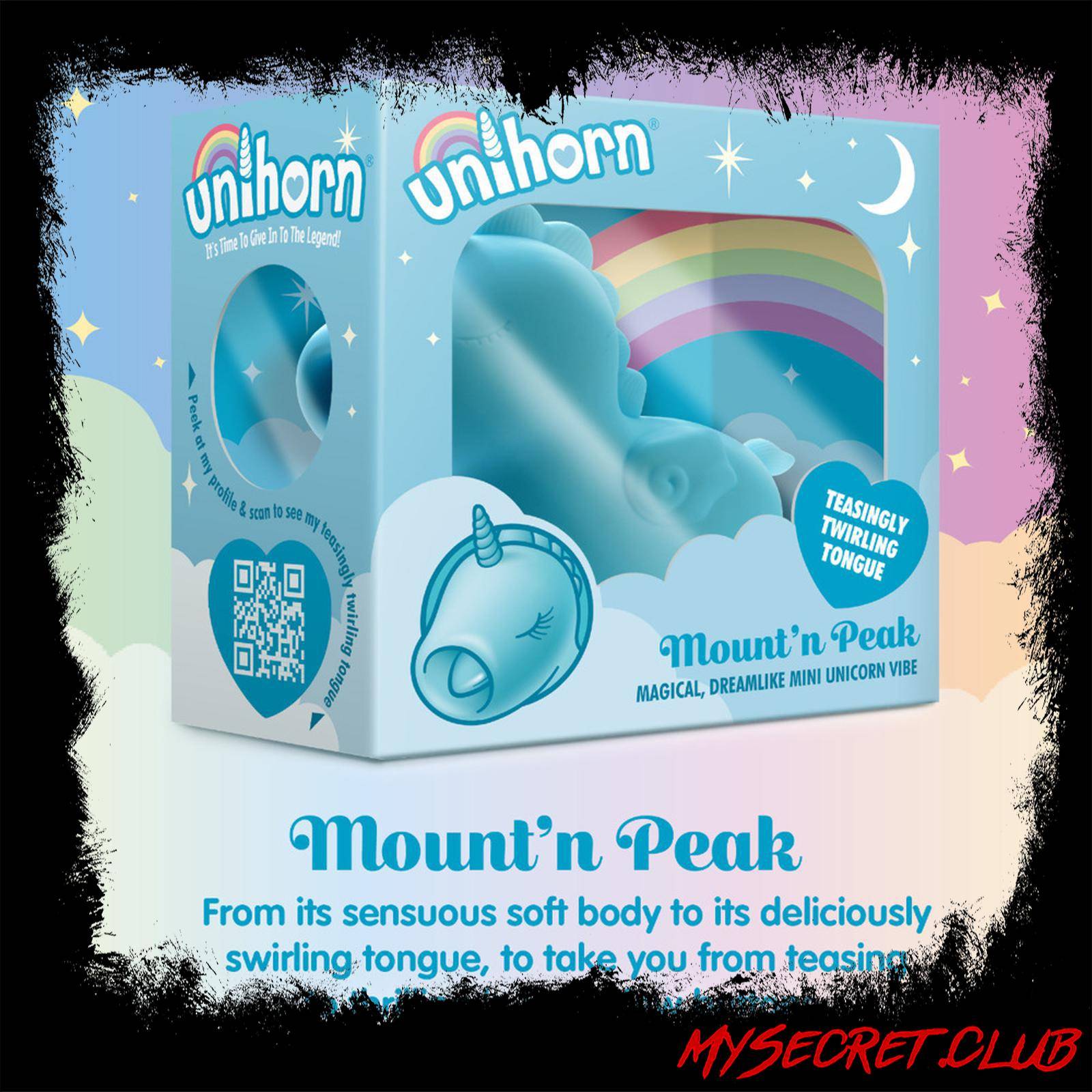 Unihorn Mount'n Peak Twirling Tongue Unicorn Vibe
