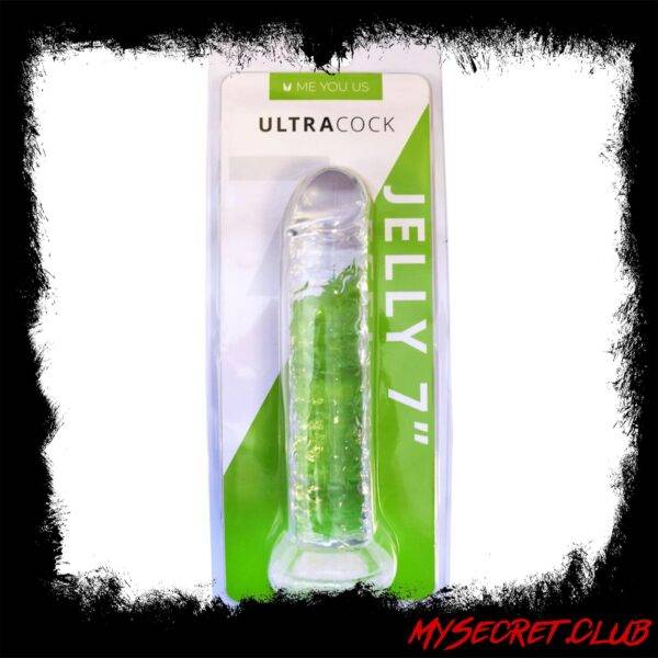 Me You Us Ultra Cock Clear Jelly 7 Inch Dong