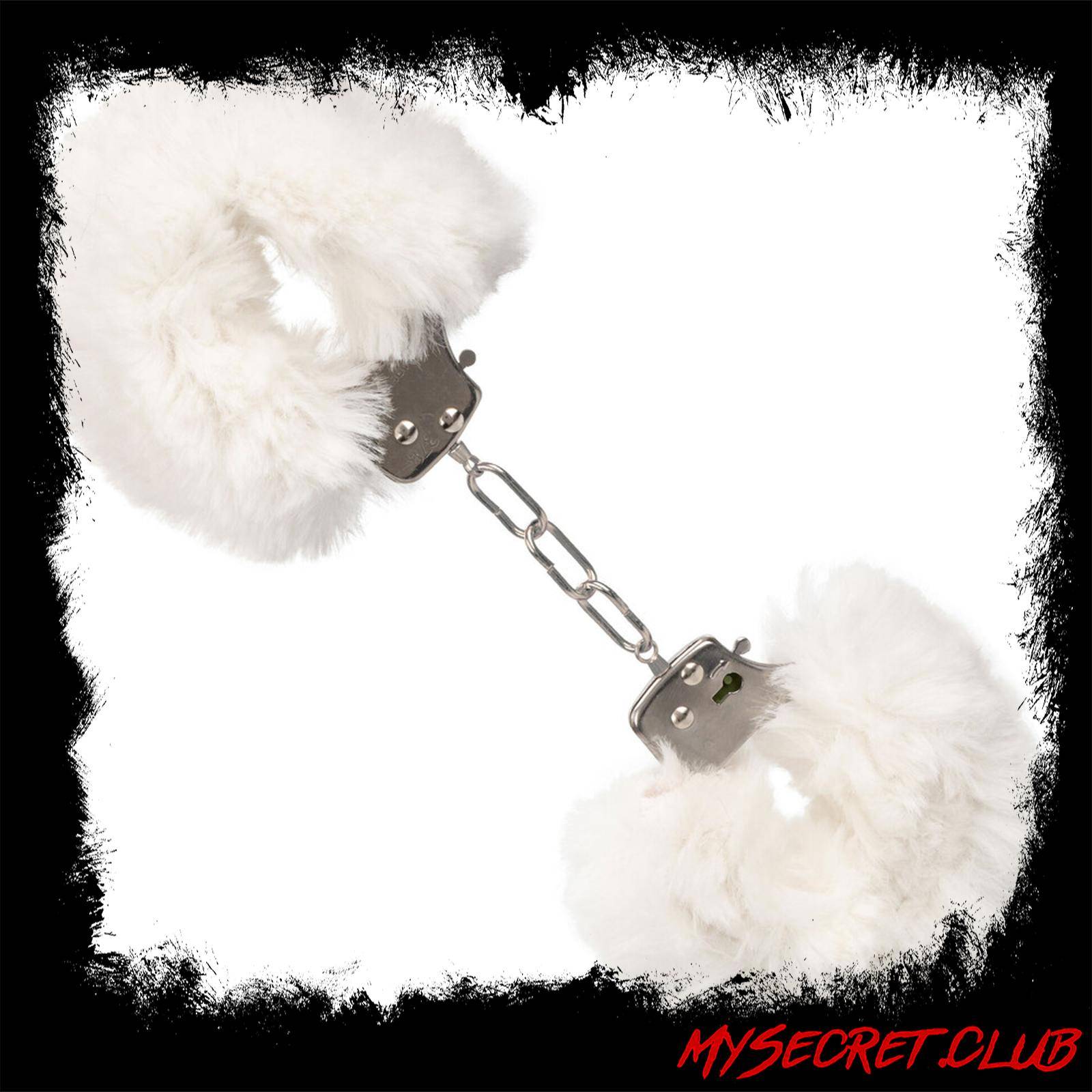 Ultra Fluffy Furry Cuffs White