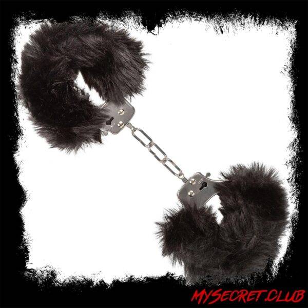 Ultra Fluffy Furry Cuffs Black