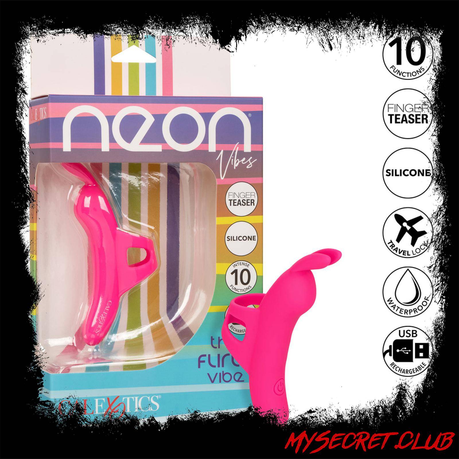 Neon Vibes The Flirty Vibe Finger Teaser