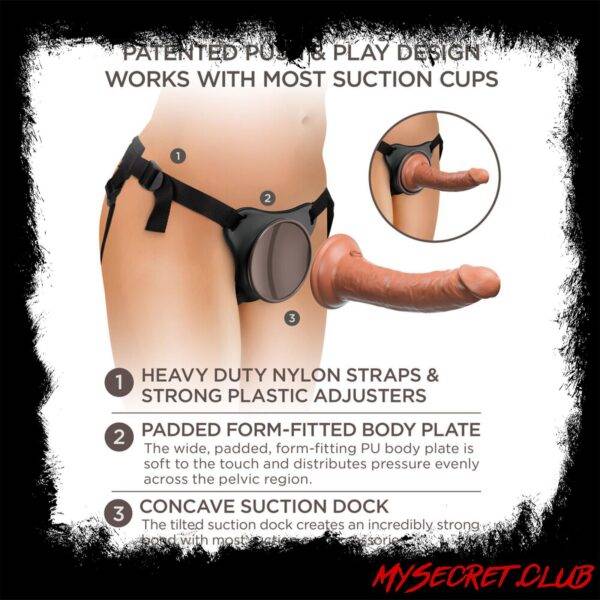 King Cock Comfy Body Dock Strap On Harness