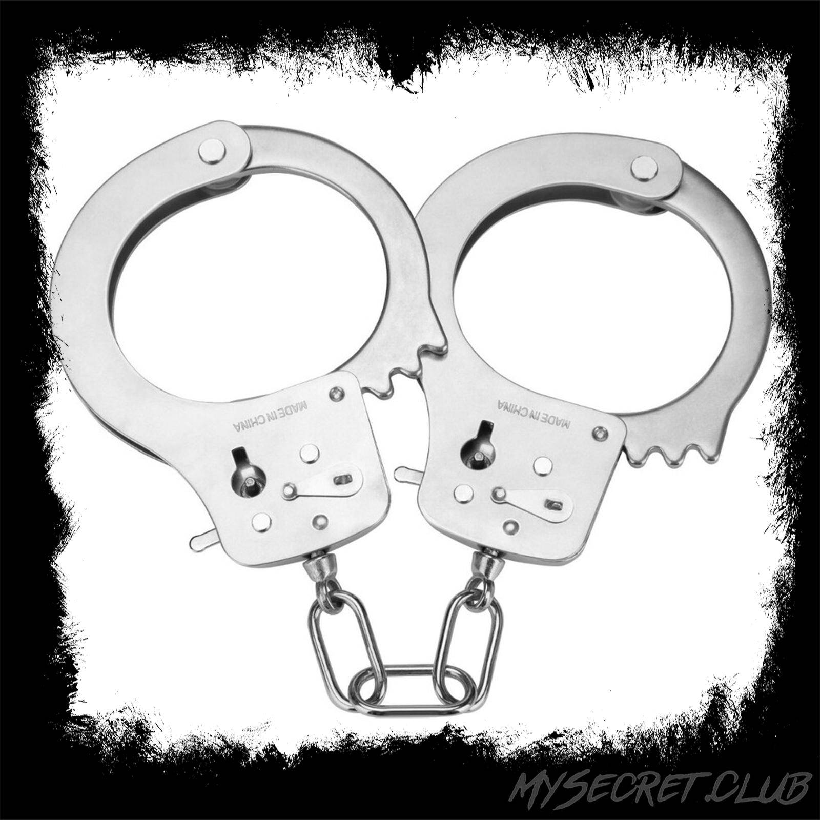 Me You Us Premium Heavy Duty Metal Bondage Handcuffs