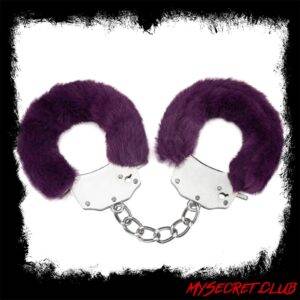 Me You Us Furry Handcuffs Purple