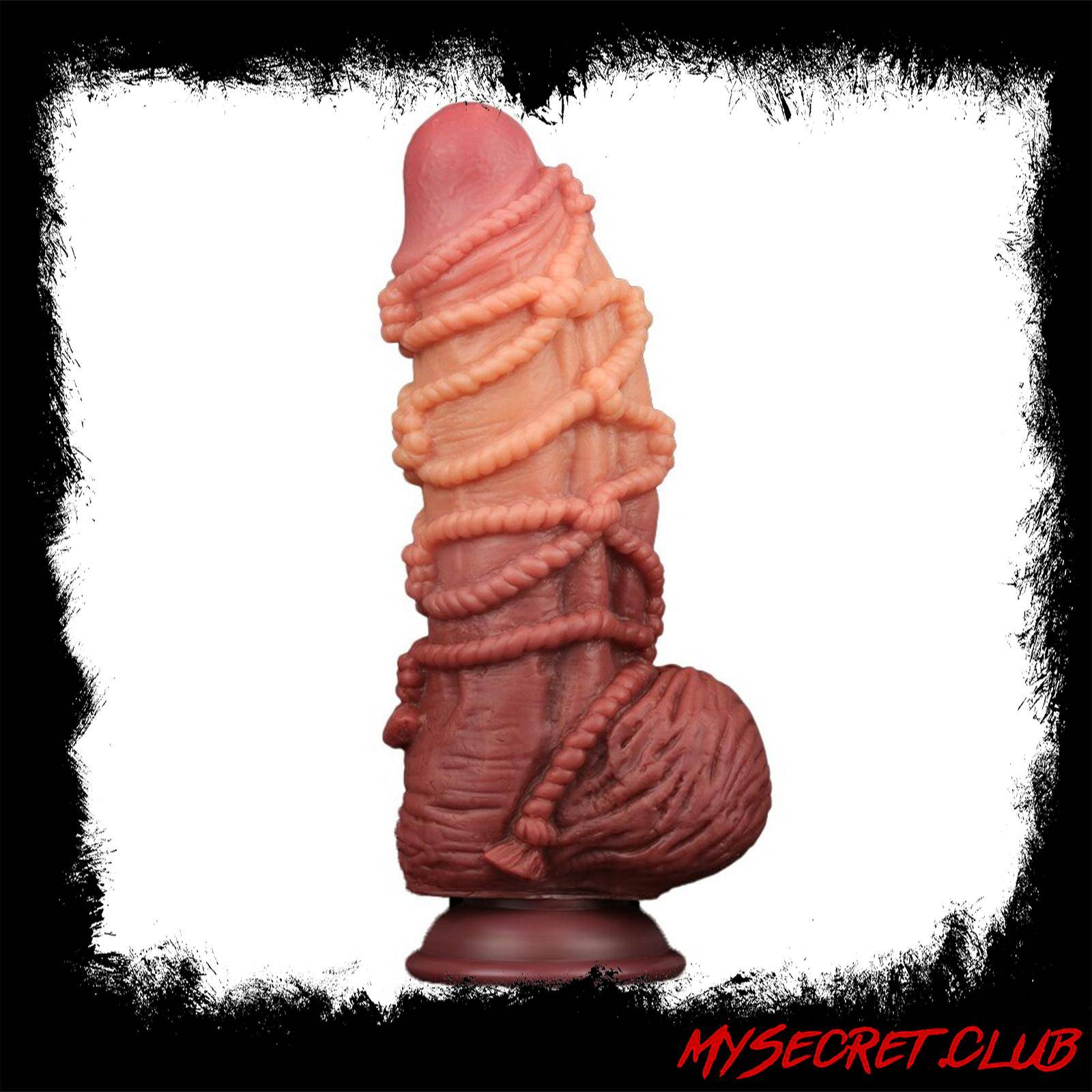 Lovetoy Extreme Dildo With Rope Pattern