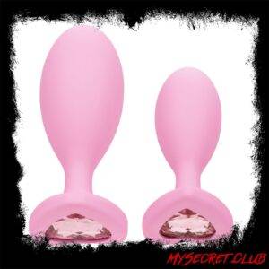 First Time Crystal Booty Duo Butt Plugs