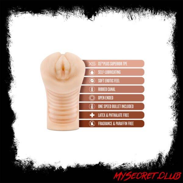 M Elite Soft and Wet Annabella Self Lubricating Masturbator