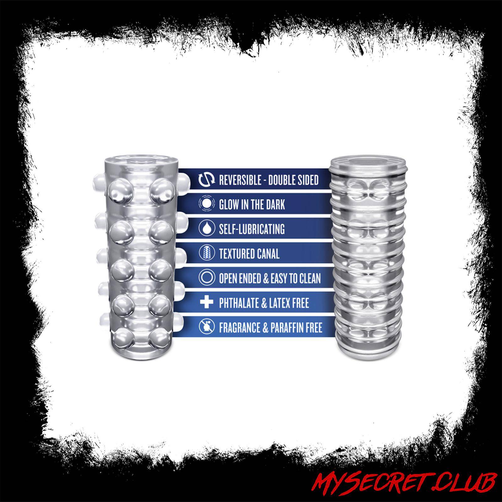 Rize Swich Self Lubricating Stroker Clear