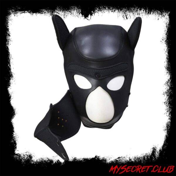 Neoprene Puppy Mask Puppy Play