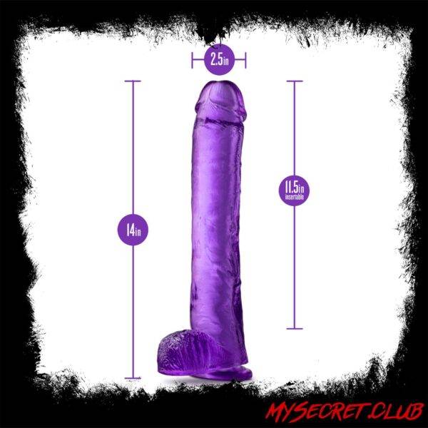 B Yours Plus Hefty N Hung 14 Inch Dildo