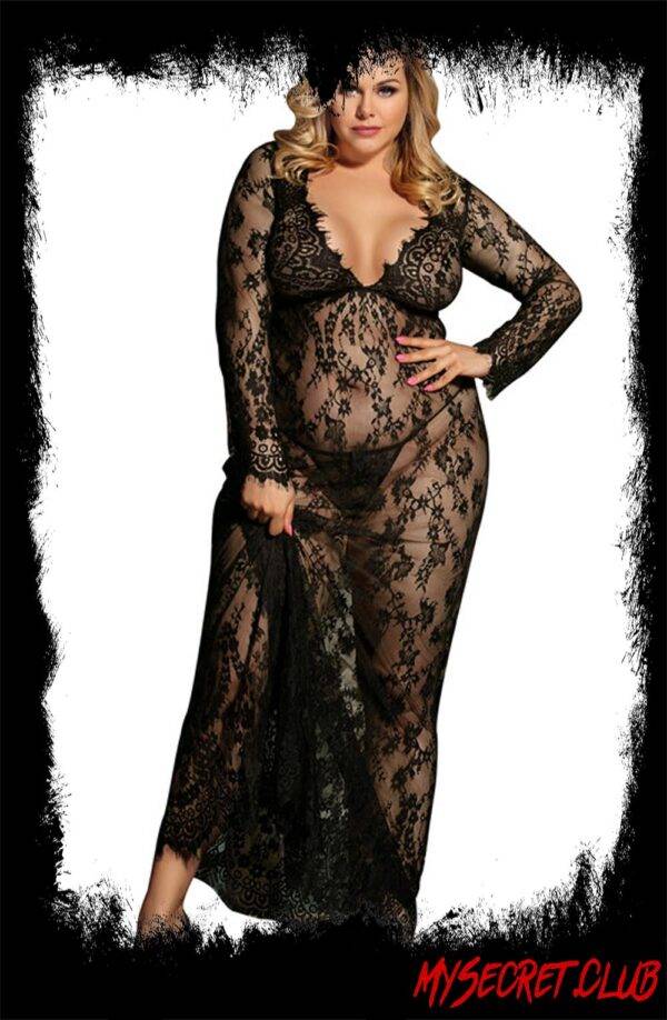 YesX Long Gown & Thong