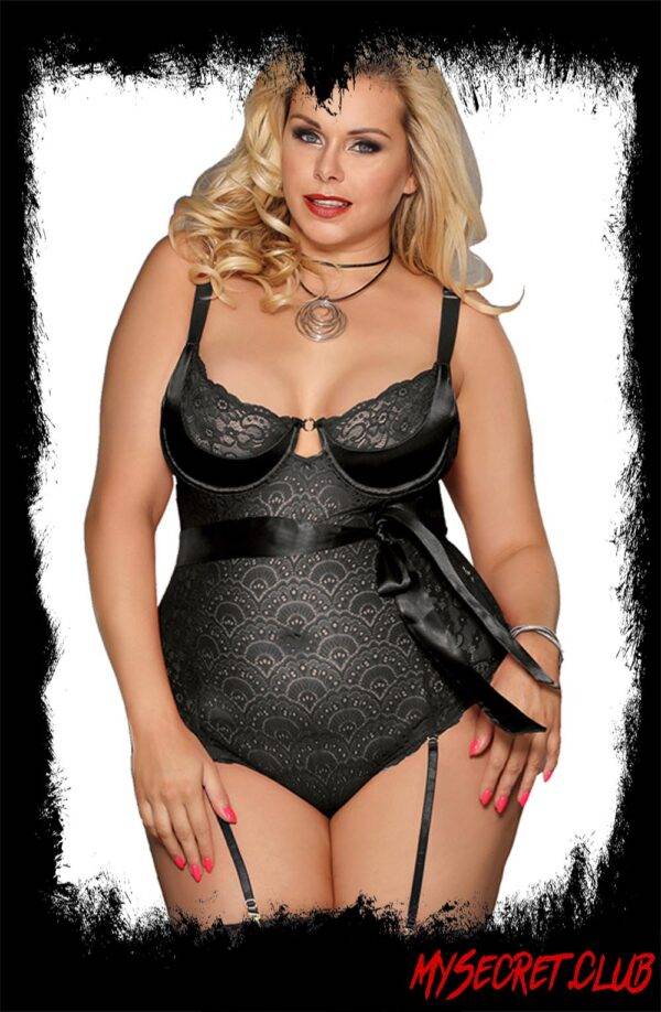 YesX Delicate Satin Bow Body