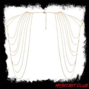 Bijoux Indiscrets Magnifique Shoulder Jewellery Gold