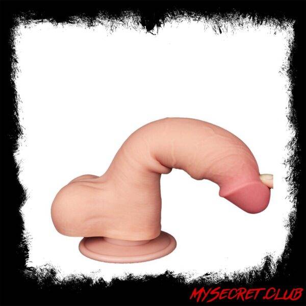 Lovetoy Sliding Easy Bend Skin Dildo 8 Inch