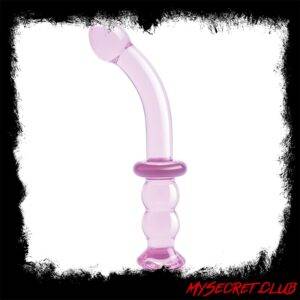 Glaze Glass Rosebud G-Spot Dildo