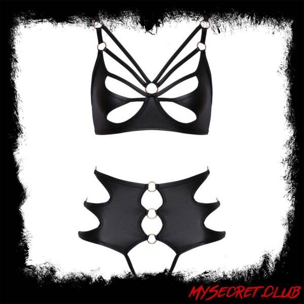 Crotchless Bondage Bra Set