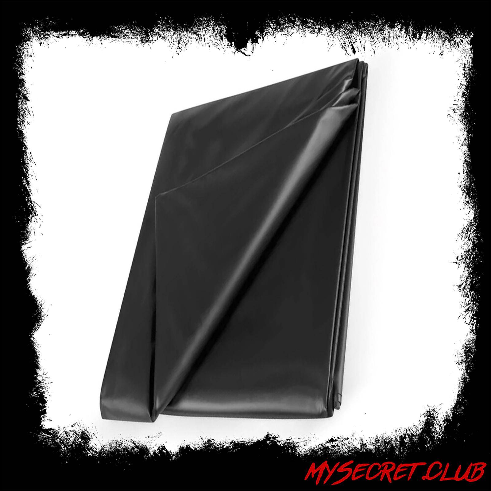 Wet Play PVC Bedsheet Black 210x200cm