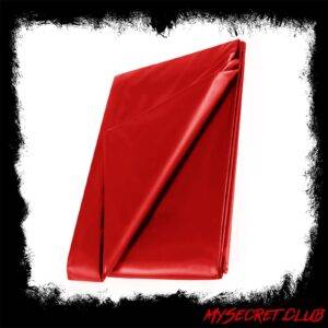 Wet Play PVC Bedsheet RED 210x200cm