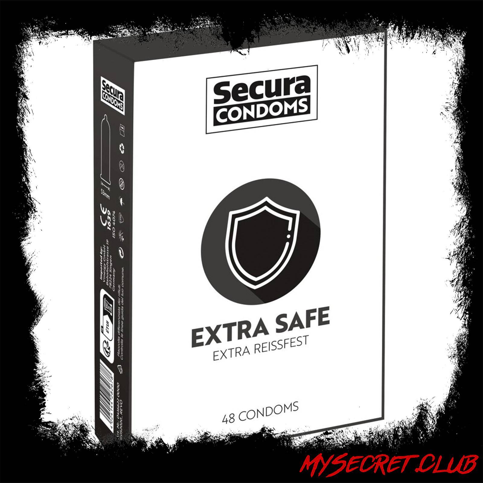 Secura Condoms 48 Pack Extra Safe