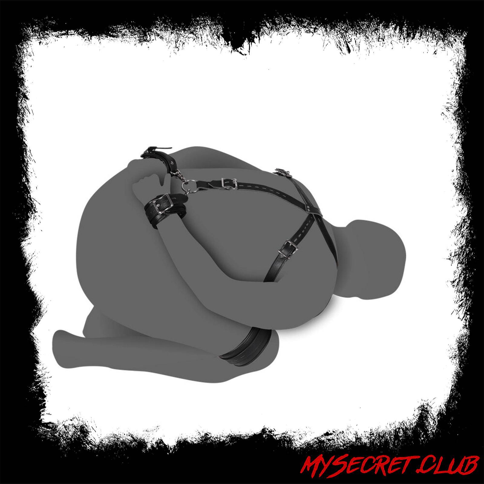 Body Harness with High and Hand Cuffs