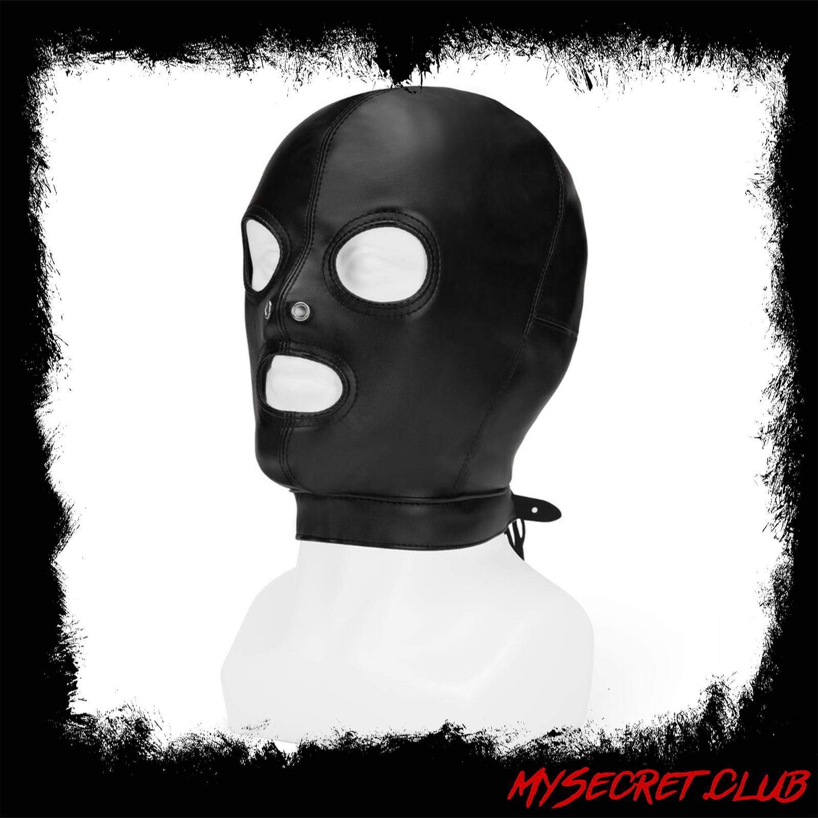 Me You Us Black Hood With Eyes Nose Mouth