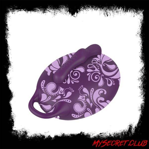 Bouncy Bliss Sit On Vibrator Purple
