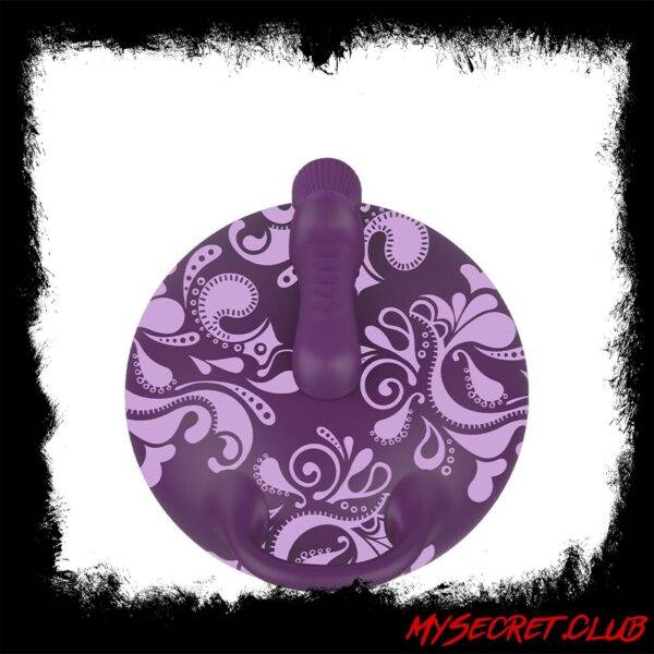 Bouncy Bliss Sit On Vibrator Purple