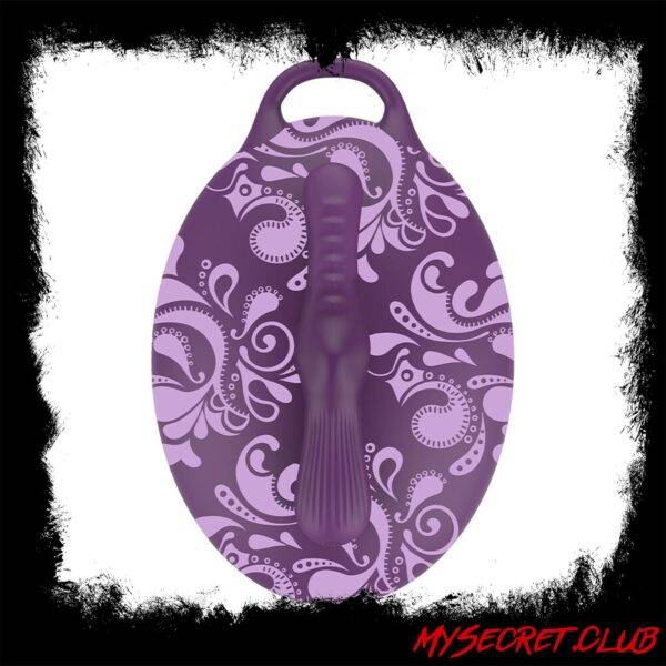 Bouncy Bliss Sit On Vibrator Purple