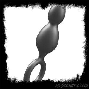 ToyJoy Buttocks The Plugger 2 Balls Metallic Silicone Plug