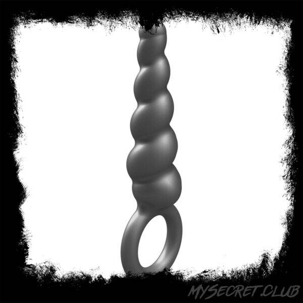 ToyJoy Buttocks The Screw Metallic Silicone Plug