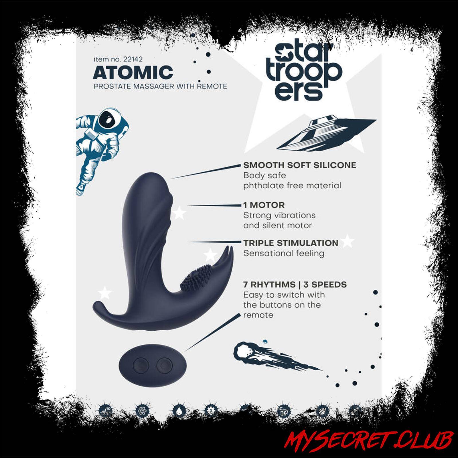 Startroopers Atomic Prostate Massager