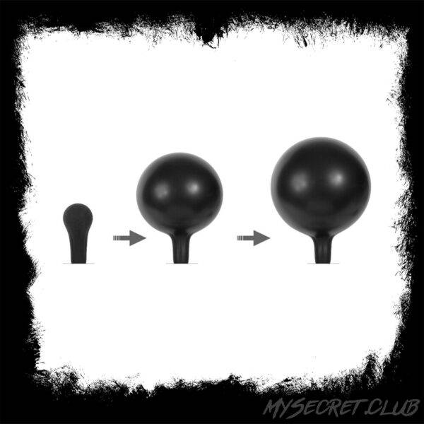 Rimba Latex Play Inflatable Anal Plug