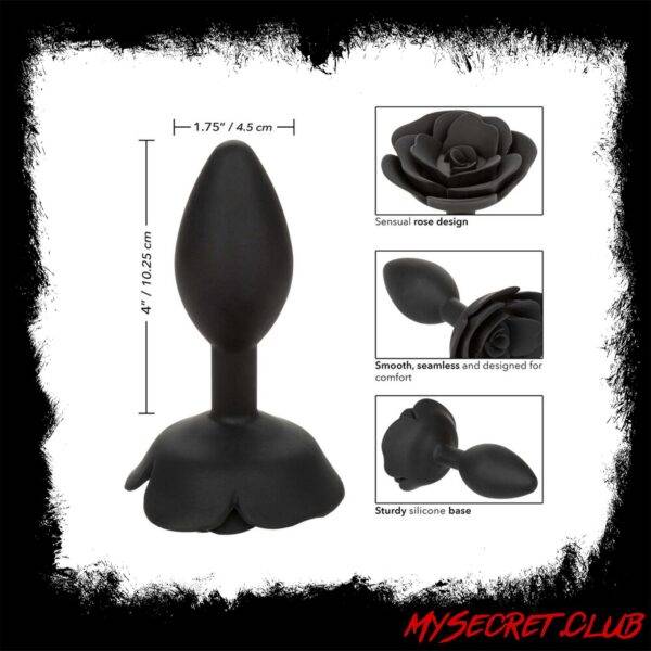 CalExotics Forbidden Large Rose Anal Plug