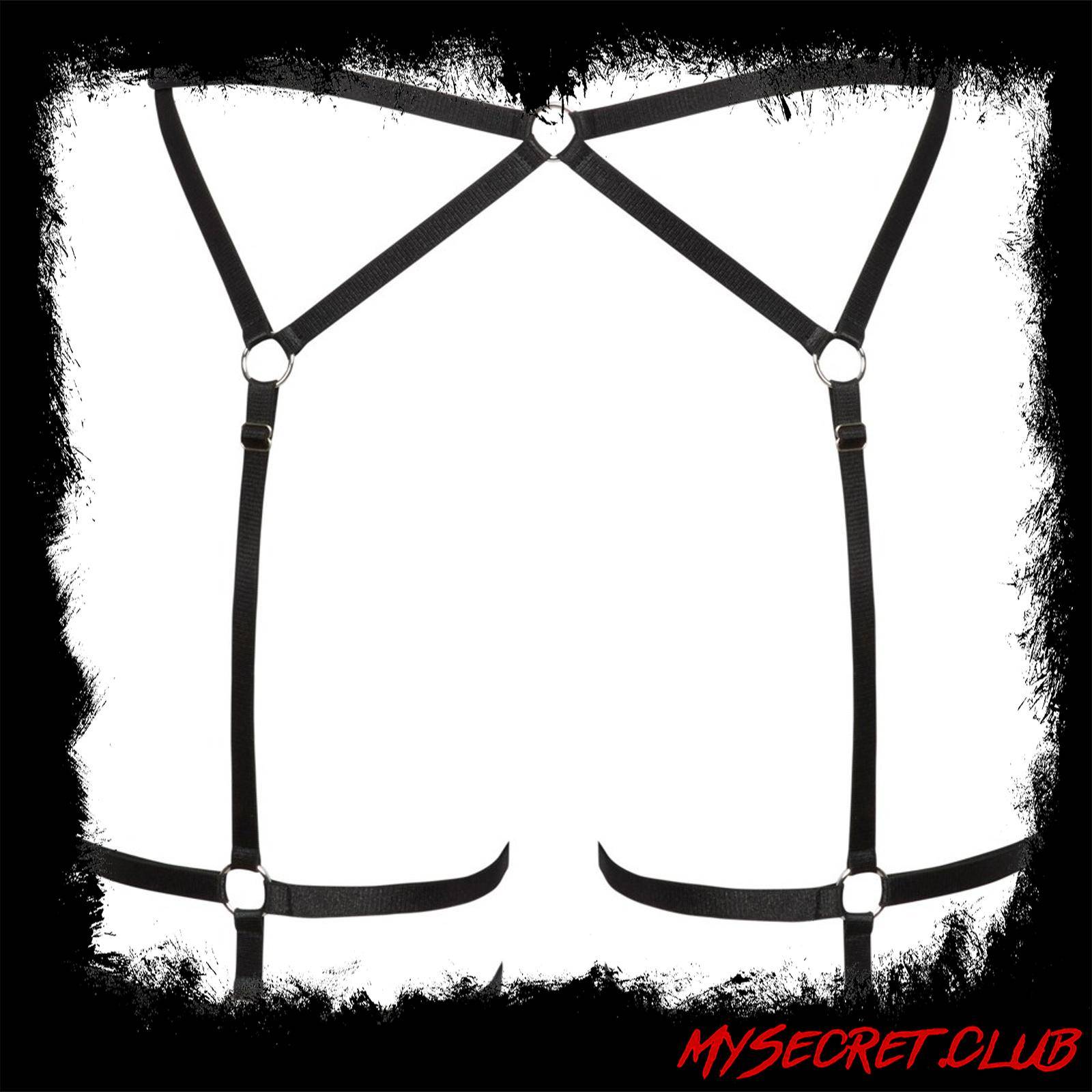 Cottelli Strappy Suspender Belt