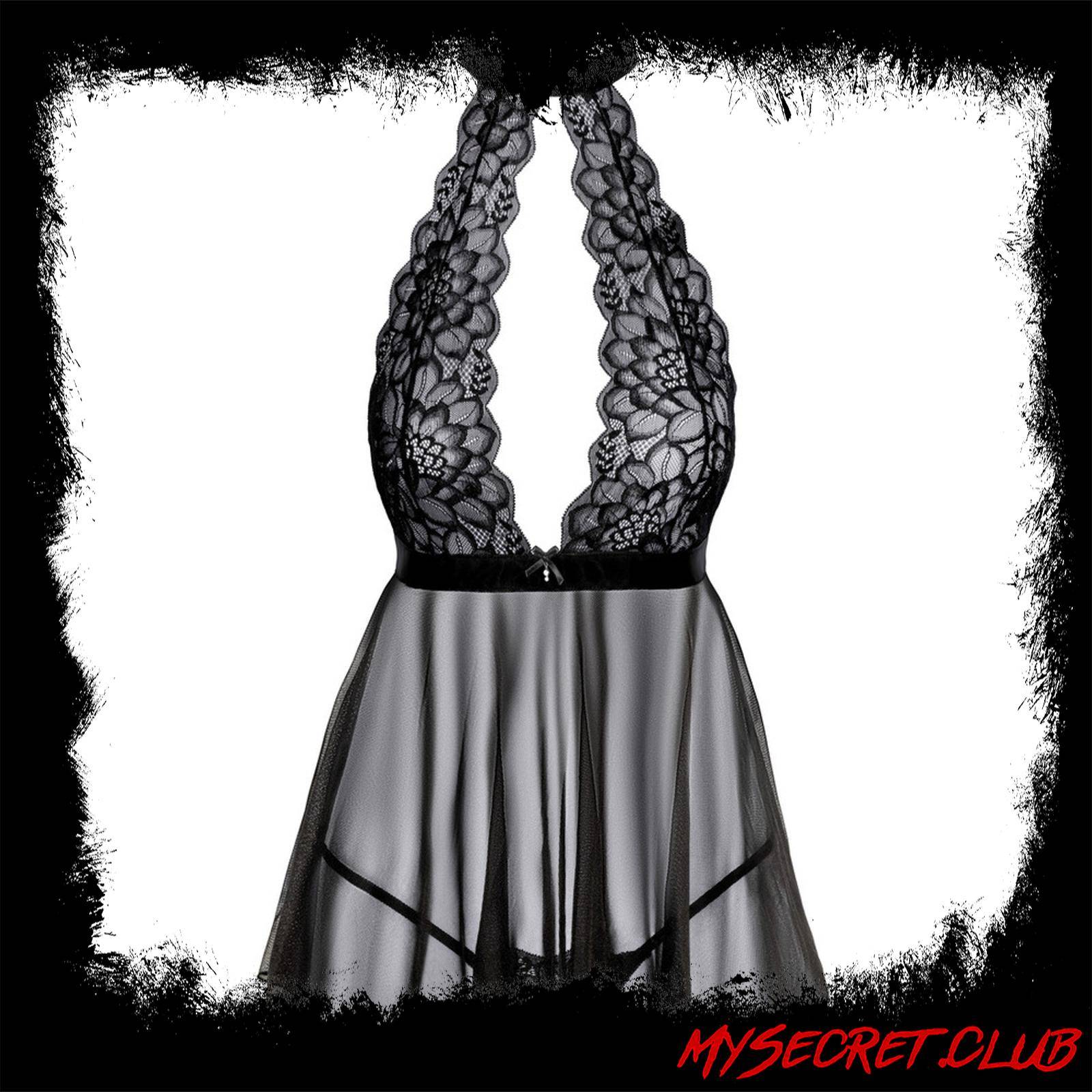 Kissable Halterneck Flared Babydoll